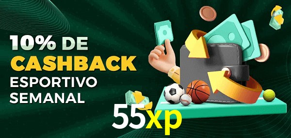 10% de bônus de cashback na 55xp