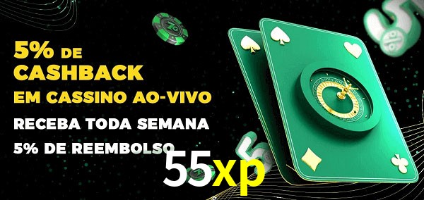 Promoções do cassino ao Vivo 55xp